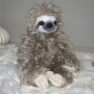 Wild Republic 16” Sloth Plush GUC Cuddlekins